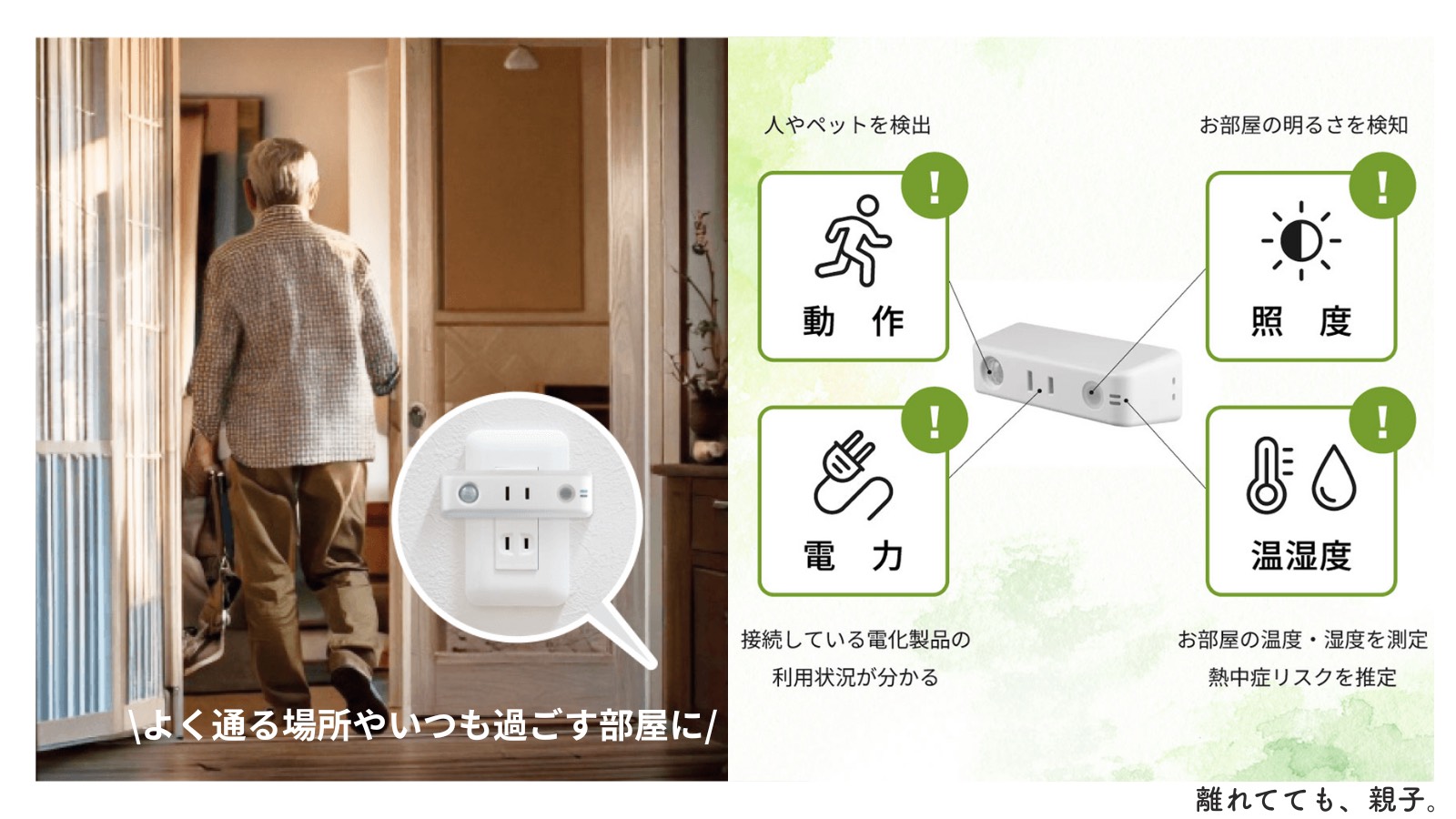 auかんたん見守りプラグ